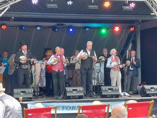 North Wales Pioneer: The George Formby Society performing at the extravaganza