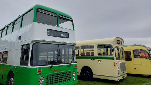 North Wales Pioneer: Some old buses at the festival