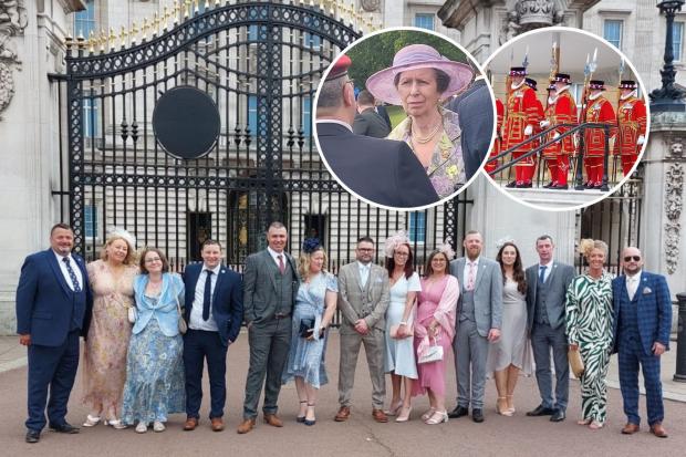 The Shotton Walkers were guests at a special event at Buckingham Palace.
