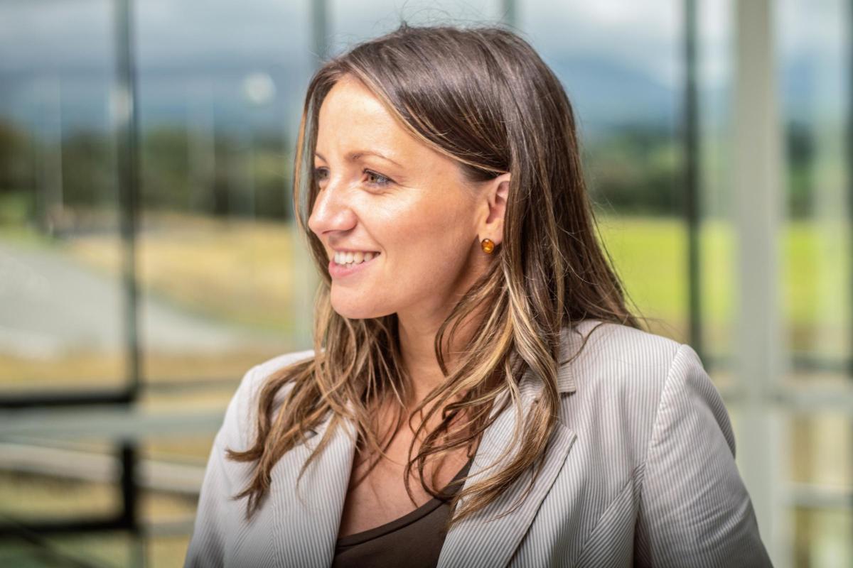 Anglesey-based chartered surveyor Anna Roberts, who benfitted from the programme.