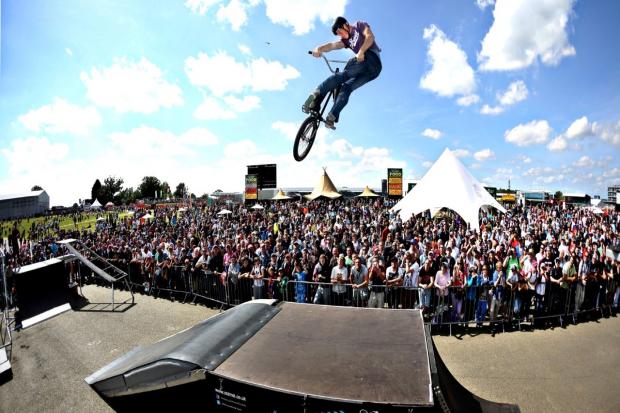 A live BMX show will take place throughout the day at the Carnival. Photo provided by Mold Town Council