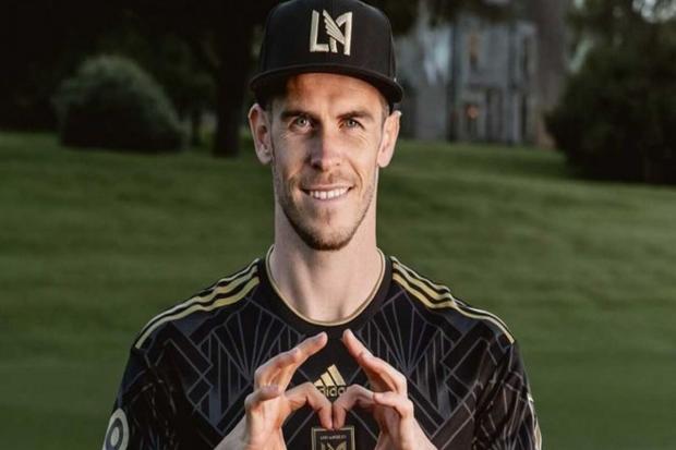 Gareth Bale in his new LAFC gear. PIC: GarethBale11/Instagram.