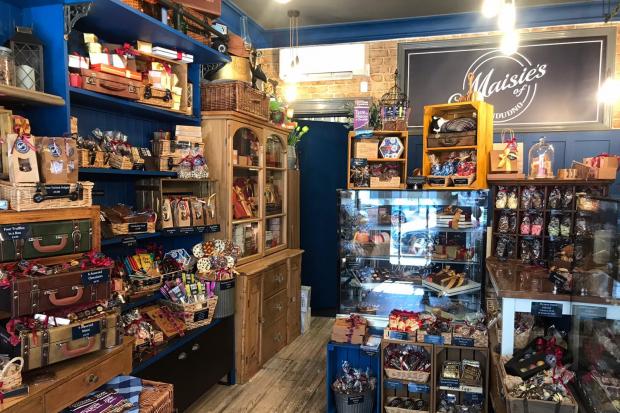 Inside Maisie's Chocolate Shop. Photo: Richard Winstanley