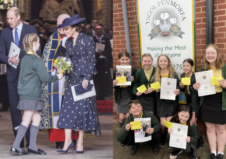 Prestatyn pupils join Royal Family for Commonwealth service
