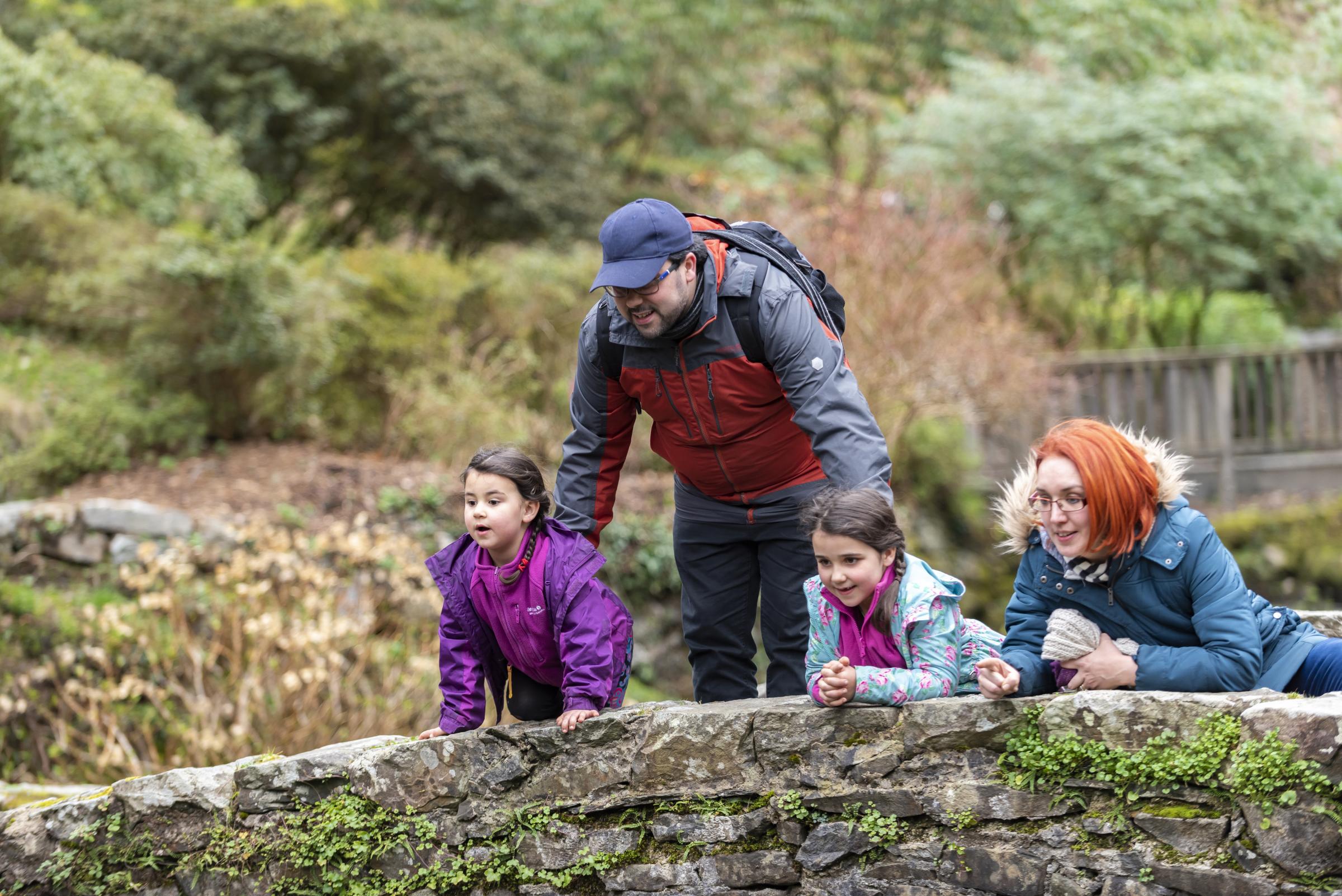 Visitors exploring Bodnant Garden. Photo: National Trust Images-Paul Harris