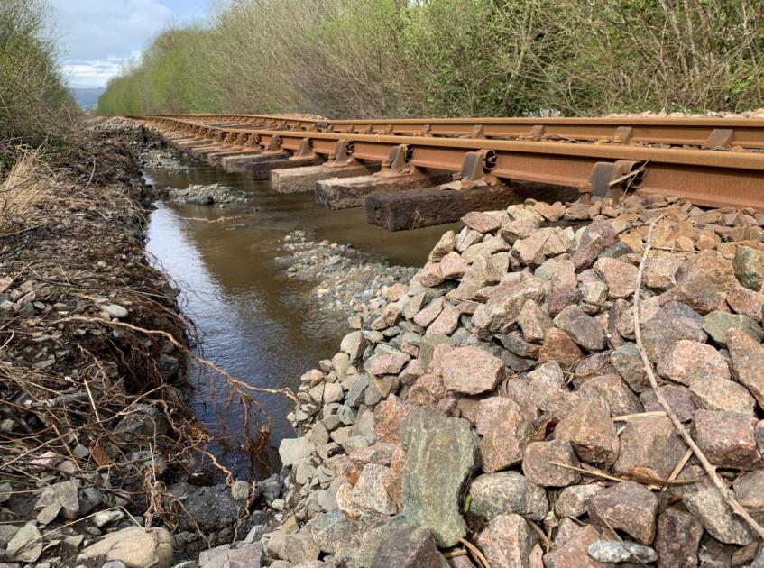 Conwy Valley Line set to reopen soon after flood damage 