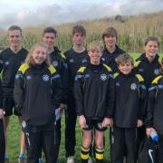 Rydal Penrhos School's cross-country squad at the Eryri Championships