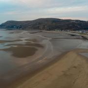 West Shore Llandudno pictured with sandbanks exposed. Picture: RNLI/Danielle Rush