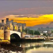 Sunset, Conwy Castle. Picture: Janette Lloyd