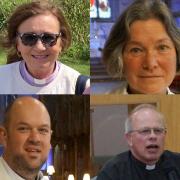 Reverend Juliet Fraser; Rev Sue Storey; Rev Gareth Erlandson and Rev Canon Martin Batchelor