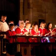 A Christmas choir at St Paul's Church, Craig-y-Don in 2018.