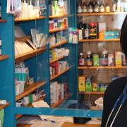 Jenny White at the Rhosneigr Pharmacy