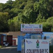 Colwyn Bay FC's Four Crosses Construction Arena. Photo: GoogleMaps