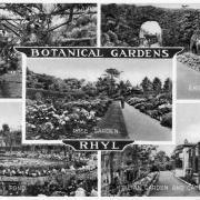 An old postcard for the Botanical Gardens. Picture: Rhyl History Club