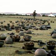 An image from the Falklands War.