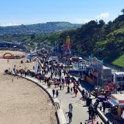 Crowds flock to the Colwyn Bay promenade for Prom Xtra '22. Photo: Conwy County Borough Council