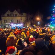 Photo showing a previous Christmas Eve event in Conwy.