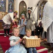 Children from St Hilary's Sunday School performed 'The New Star'.