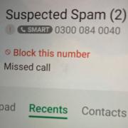 Hospital number coming up on some mobile phones as \'Suspected Spam\'