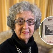 Dr Eiddwen Jones. Inset: Her new book Recall.