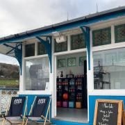 The kiosk has opened at site 25 on Llandudno Pier.