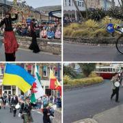 Pictures from the midday parade on the opening day of the Llandudno Victorian Extravaganza 2022.