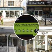 Some of the seven places that were rated five for food hygiene. Photos: GoogleMaps
