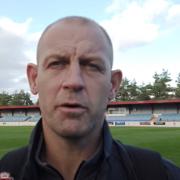Steve Evans, manager of Colwyn Bay FC