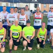Some of the NWRRC members at the Felinheli 10k
