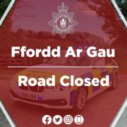The A470 is closed in both directions