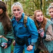 Zara’s messy hen do in an isolated Welsh cottage gets derailed by the apocalypse.