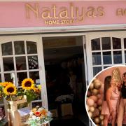 Natalyas Home Story. Inset: Natalya with daughter Belle.