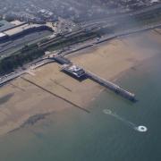 Colwyn Bay Promenade and Victoria Pier.