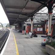 Colwyn Bay railway station.