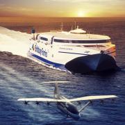 Electric-powered air gliders could transport people between Llandudno and Liverpool..