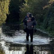 Trevalyn resident Harry Smith, 82, had to be rescued by his niece's partner from the flooding.