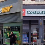 Subway and Costcutter in Colwyn Bay closed last week.