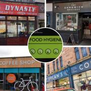 Some of the nine businesses rated in Conwy.