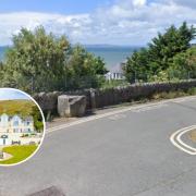 Llys Helig Drive. Inset: a property on the road.