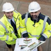 Brenig Construction Ltd; Pictured are Mark Parry and Howard Vaughan, Managing Directors of Brenig