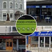 Some of the businesses rated in Llandudno.