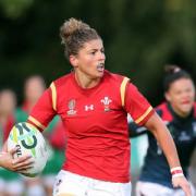 Jess Kavanagh-Williams in action for Wales